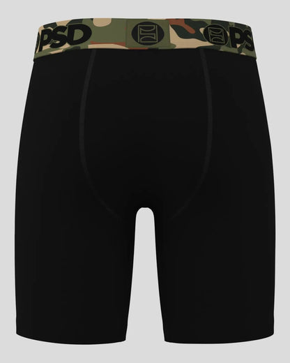 PSD Solids - Army Black - Standard Length - Cotton