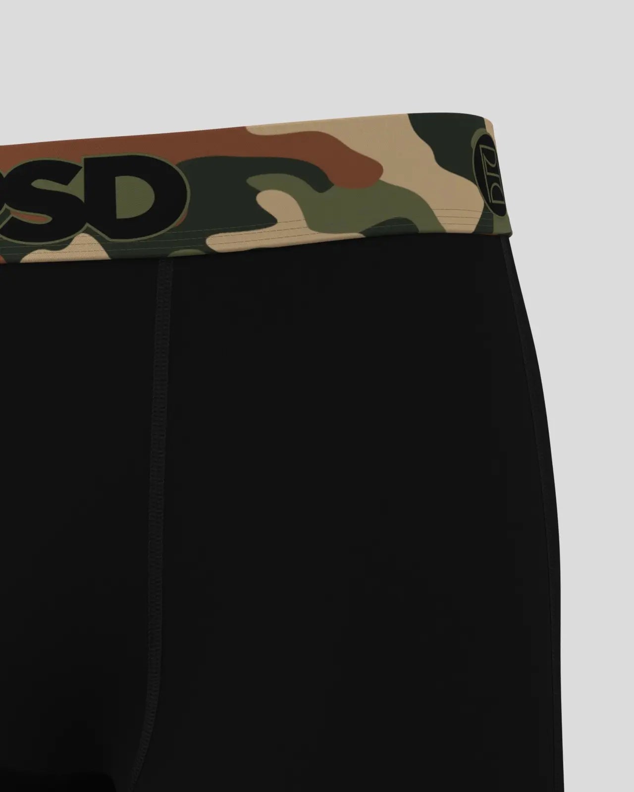 PSD Solids - Army Black - Standard Length - Cotton