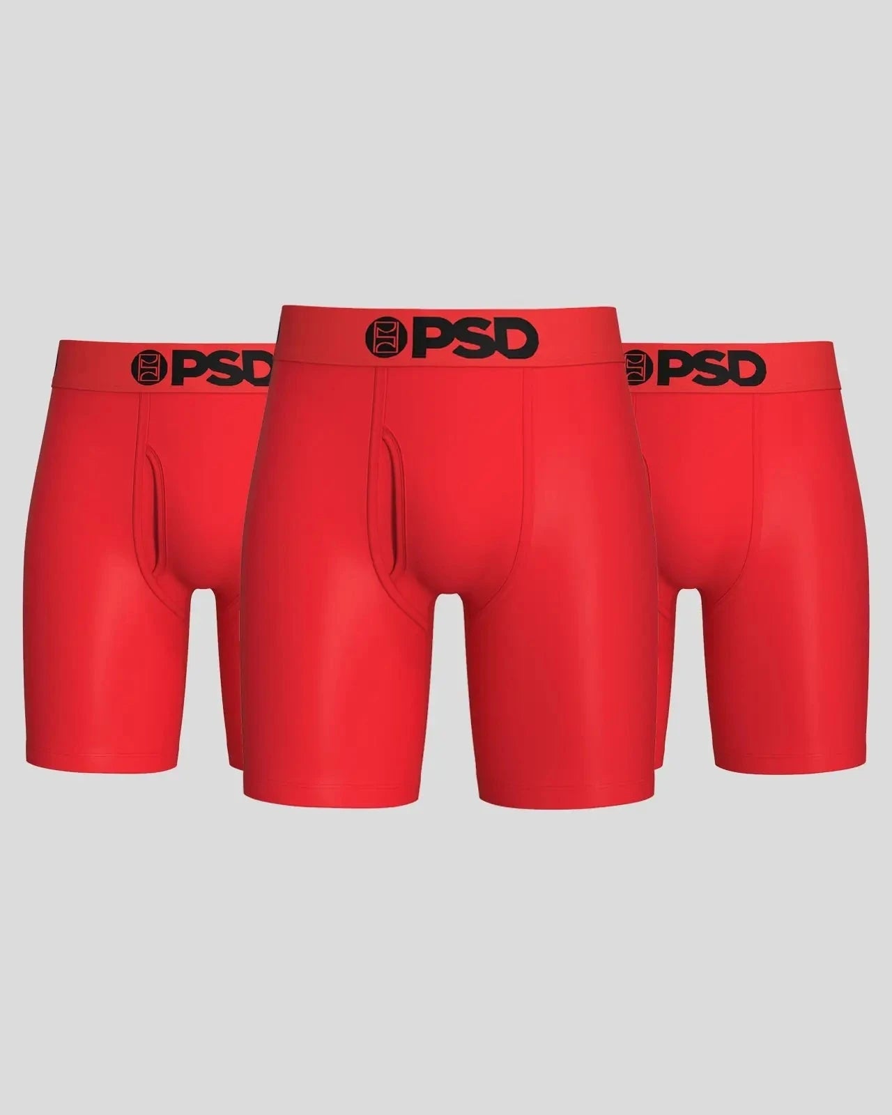 PSD Modal 3 Pack - Red - Standard Length - Modal