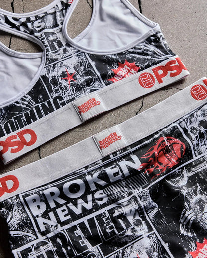 PSD Broken Promises - Broken News - Boy Short