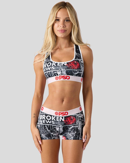 PSD Broken Promises - Broken News - Sports Bra
