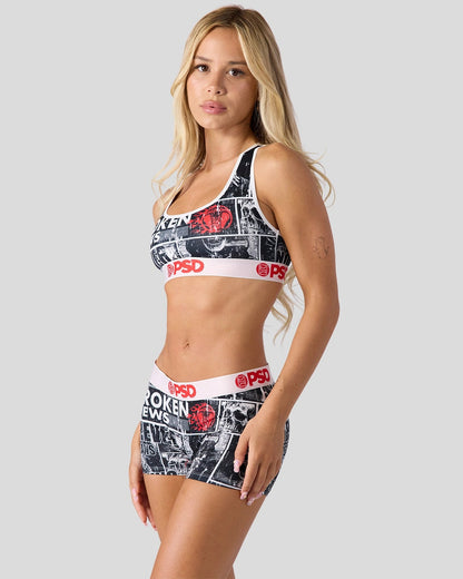 PSD Broken Promises - Broken News - Sports Bra