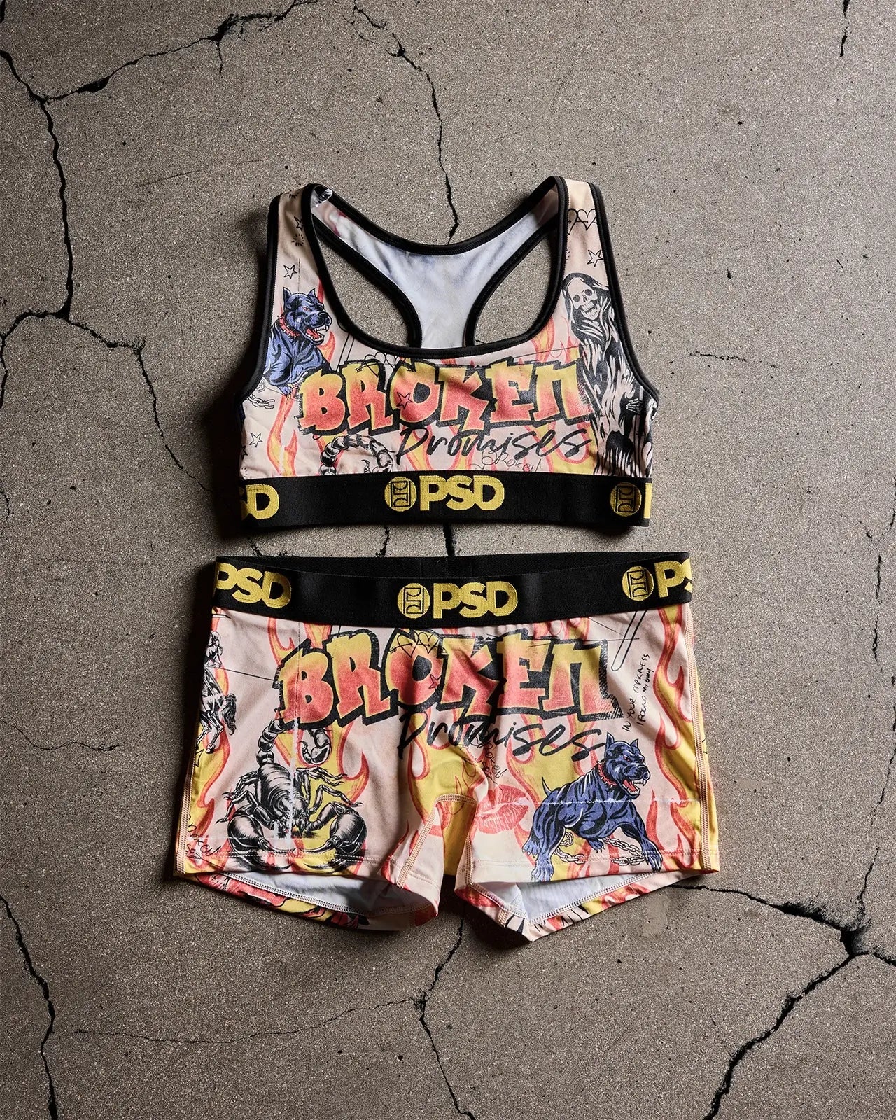 PSD Broken Promises - Lust Scorpion - Sports Bra