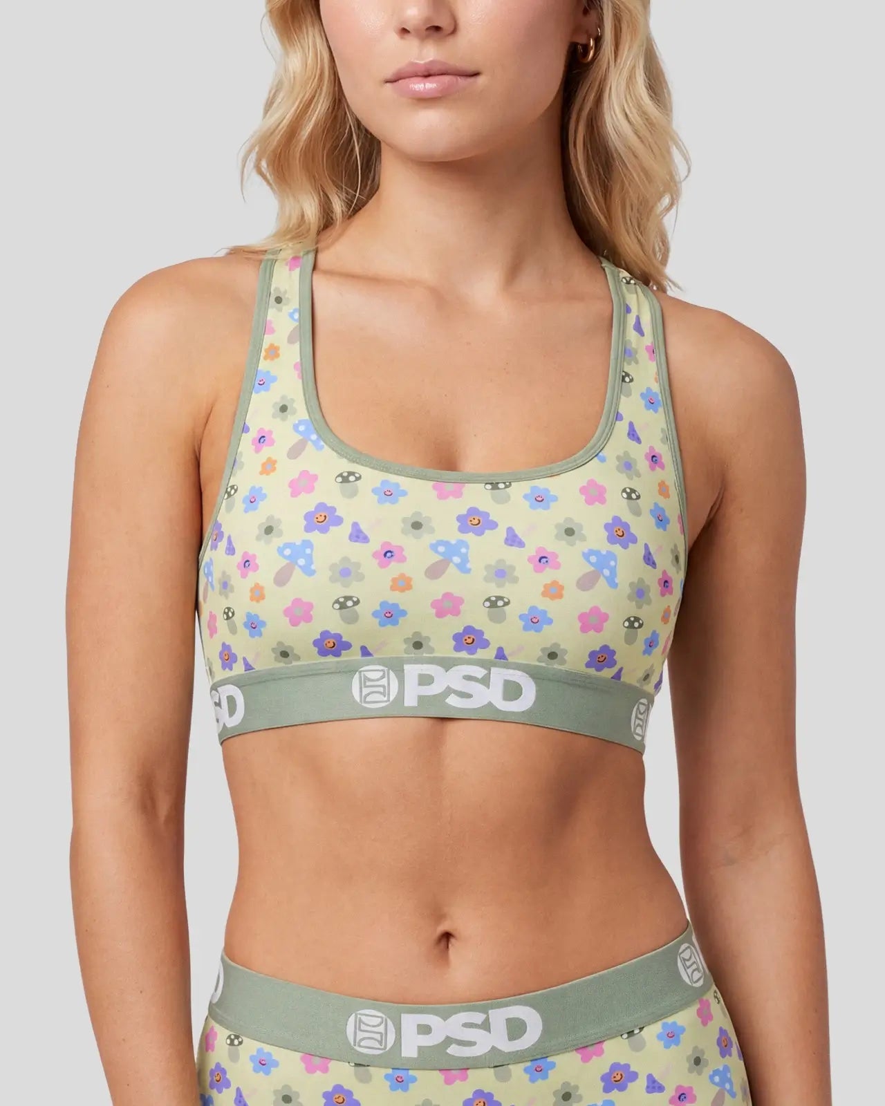 PSD Ditzy Shrooms - Sports Bra
