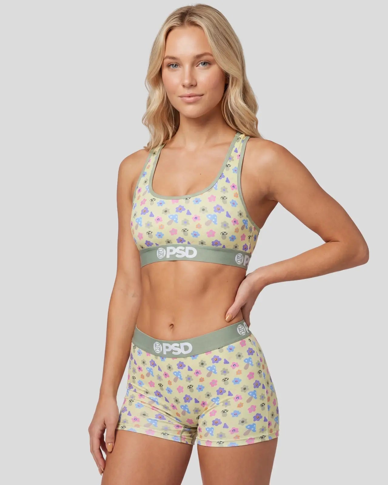 PSD Ditzy Shrooms - Sports Bra