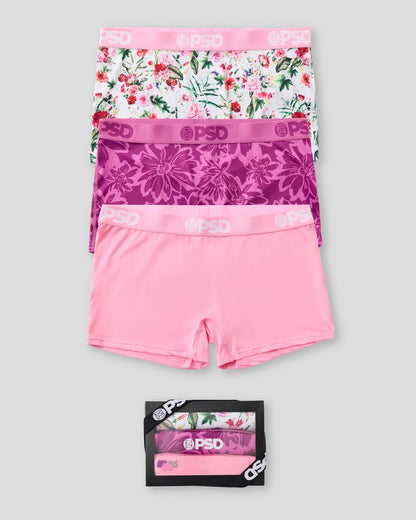PSD 3 Pack - Floral Bliss - Boy Short