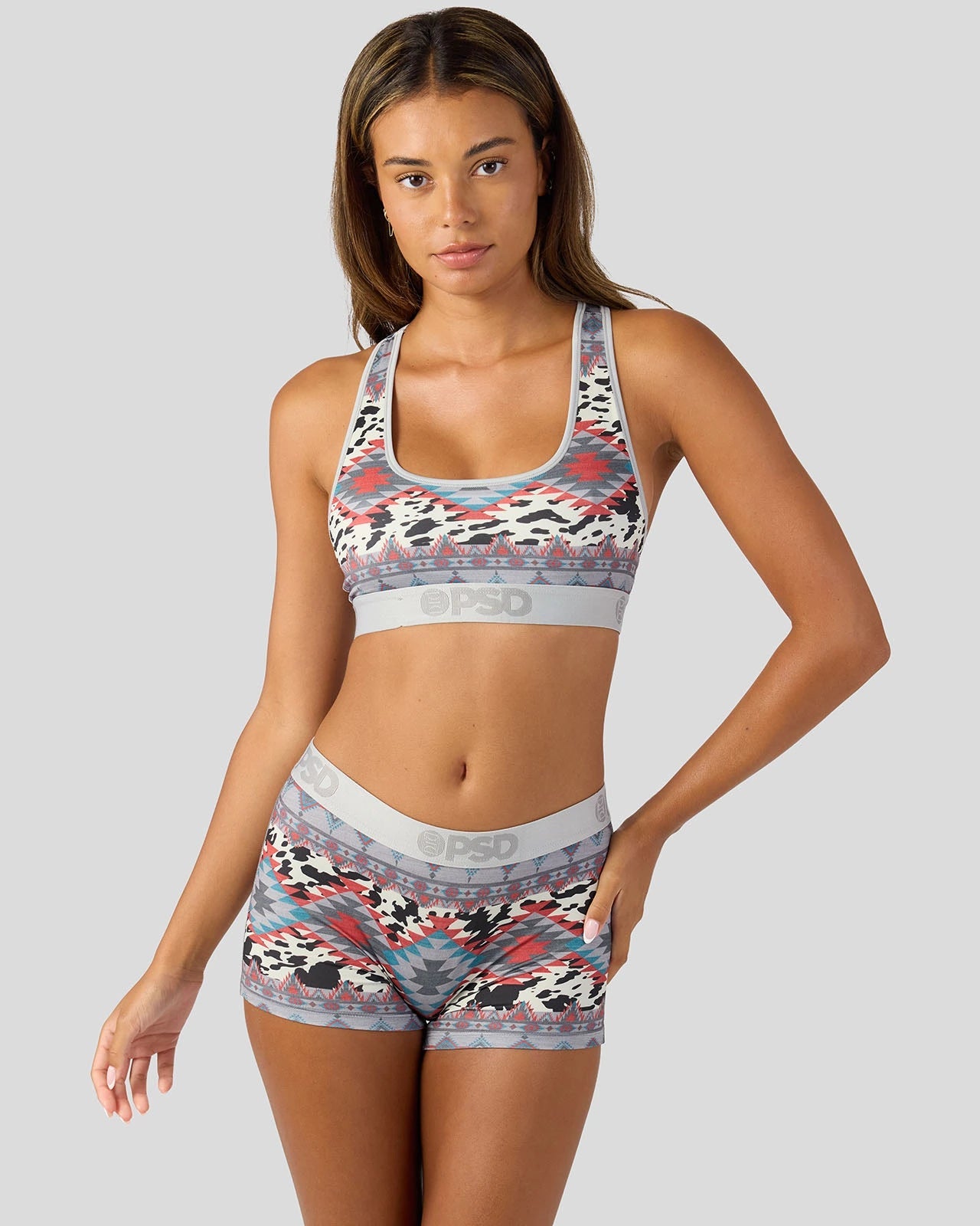 PSD Cowboy Serape - Sports Bra