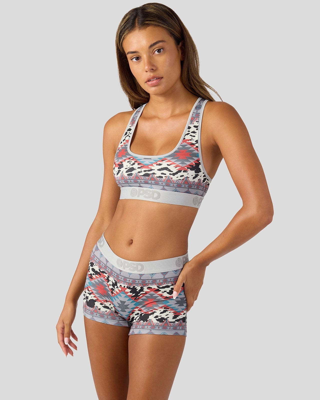 PSD Cowboy Serape - Sports Bra