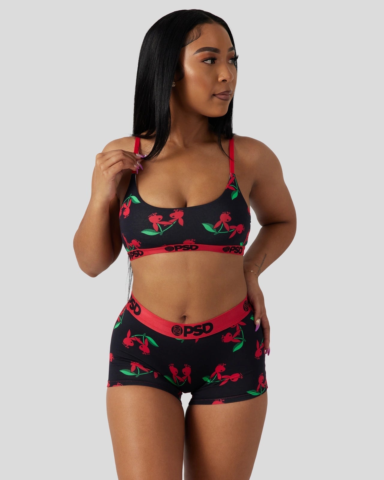 PSD Modal - Playboy - Cherries - Scoop Bralette - Modal