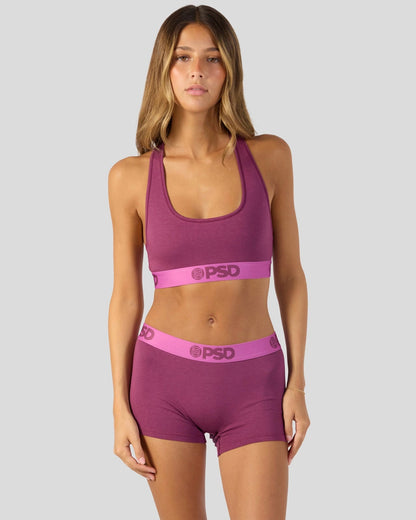 PSD Modal Solids - Mag Purp - Sports Bra - Modal