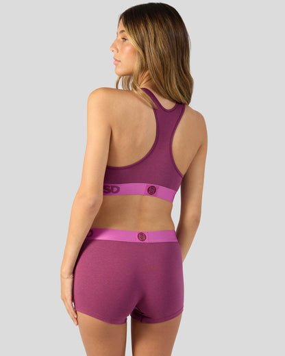 PSD Modal Solids - Mag Purp - Sports Bra - Modal