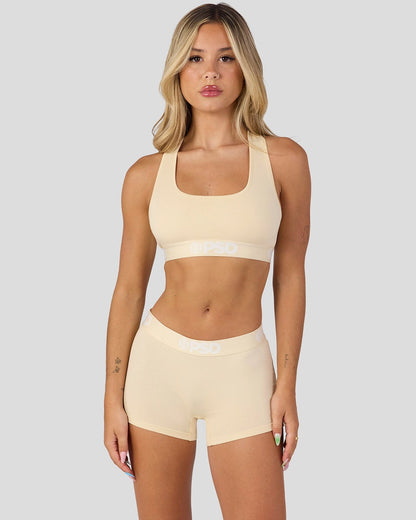 PSD Modal Solids - Creme - Boy Short - Modal