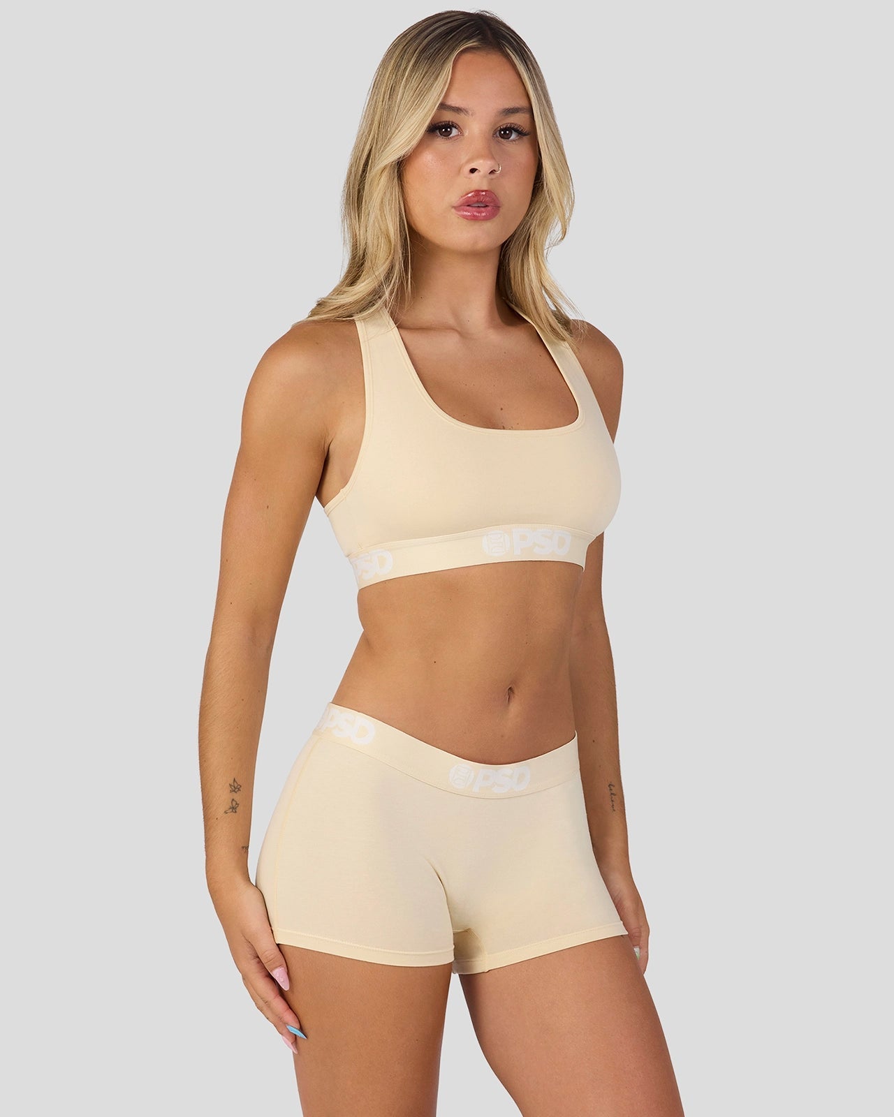 PSD Modal Solids - Creme - Sports Bra - Modal