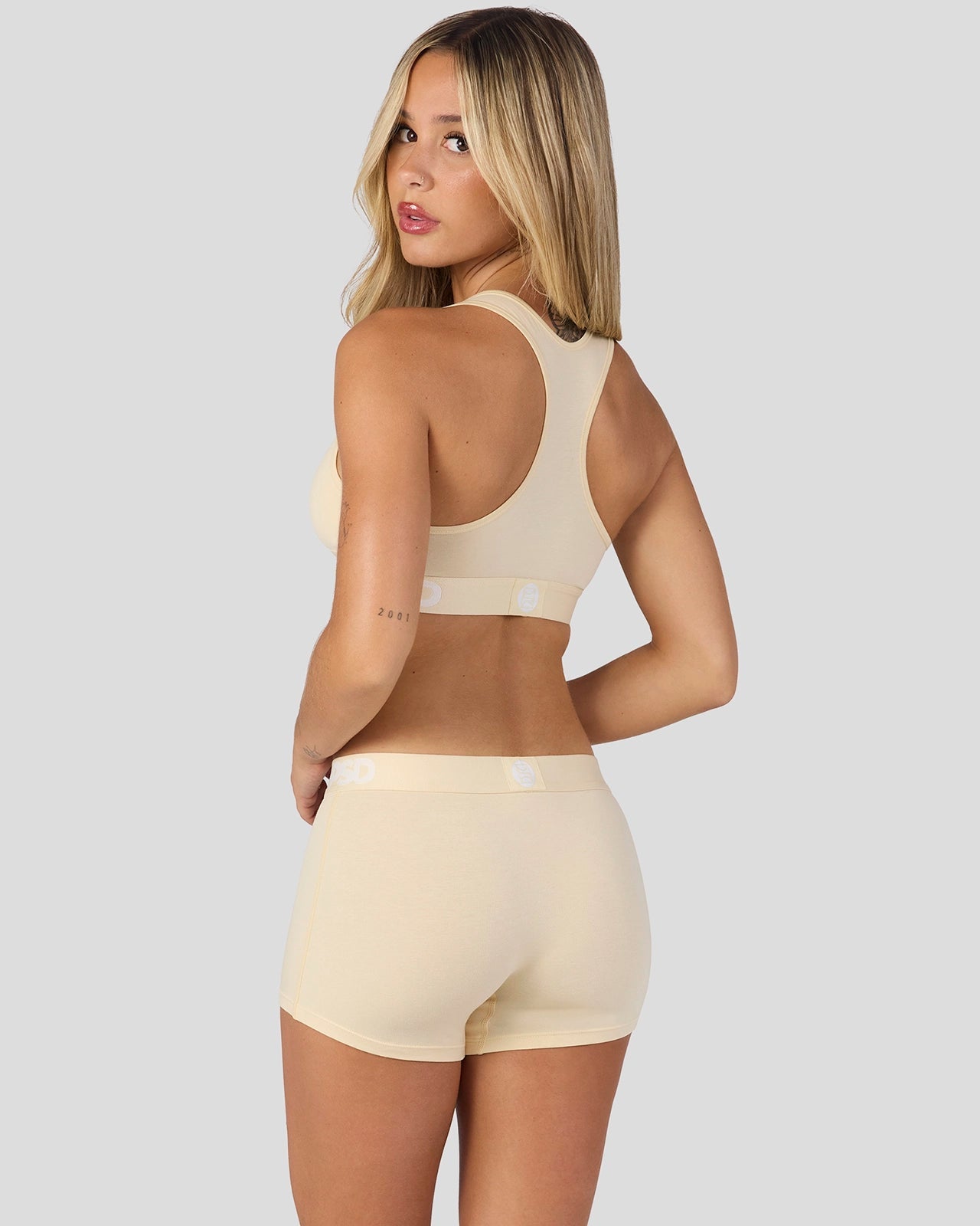 PSD Modal Solids - Creme - Sports Bra - Modal