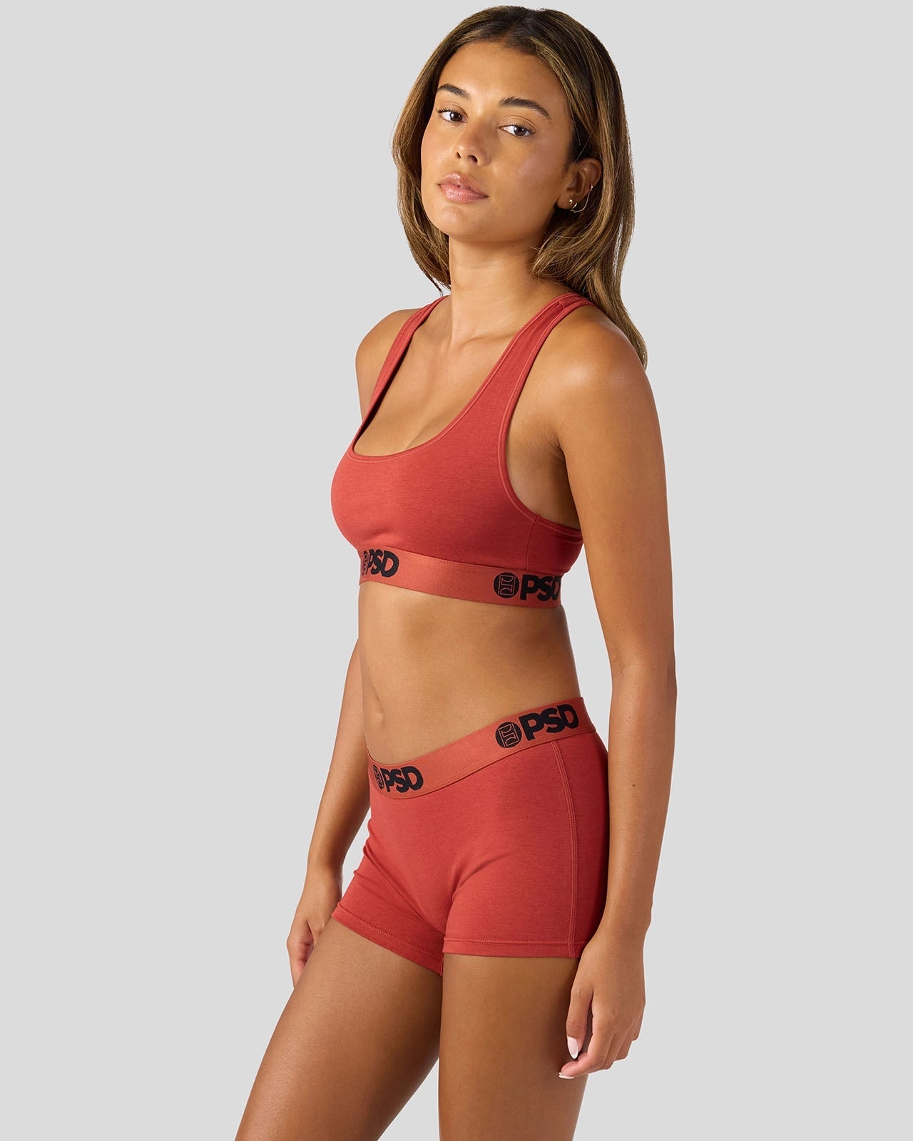PSD Modal Solids - Sienna - Boy Short - Modal