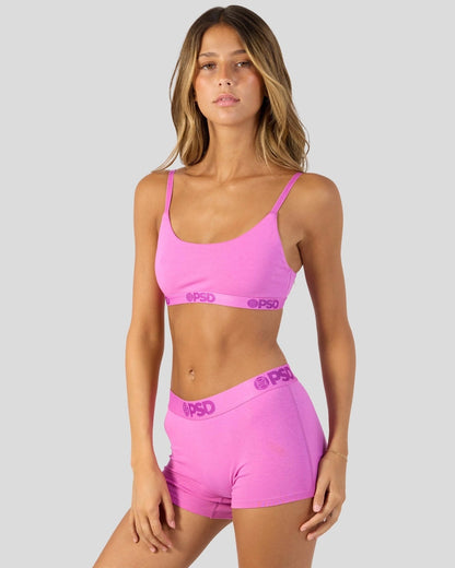 PSD Modal Solids - Blush Pink - Scoop Bralette - Modal
