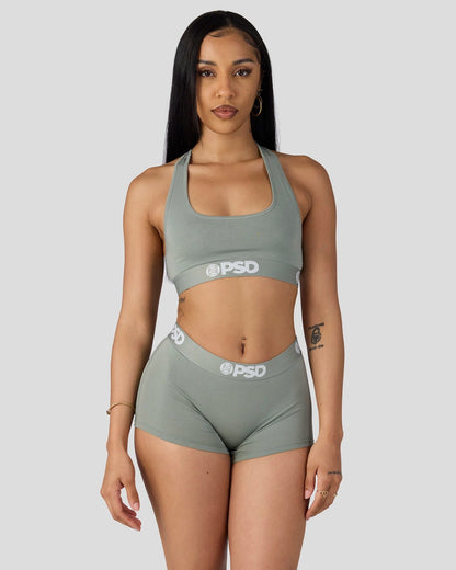 PSD Modal Solids - Sage - Sports Bra - Modal