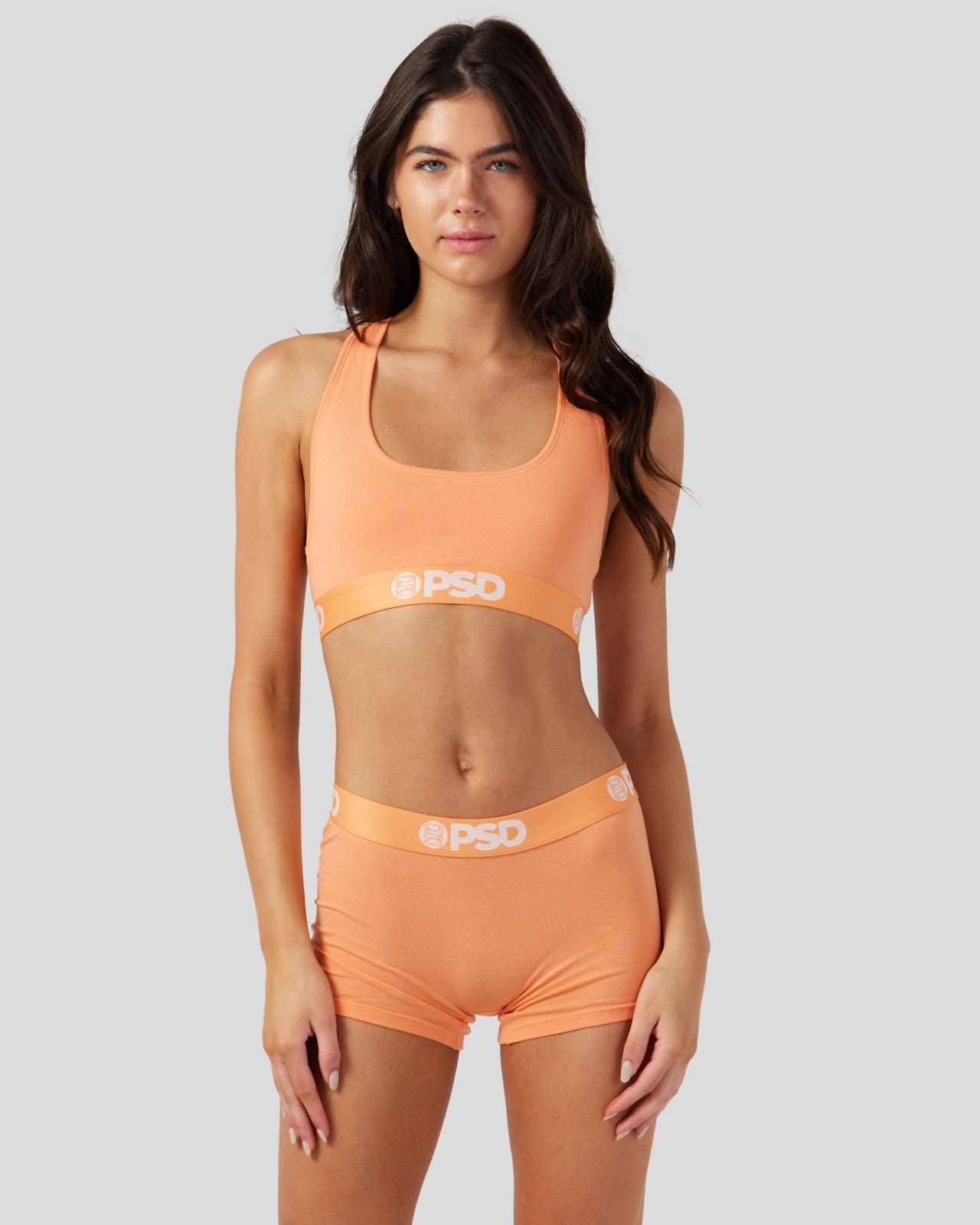 PSD Modal Solids - Coral - Sports Bra - Modal