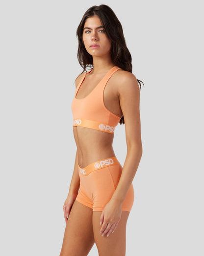 PSD Modal Solids - Coral - Sports Bra - Modal
