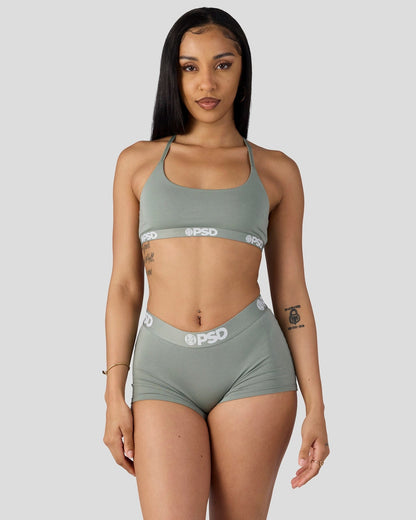 PSD Modal Solids - Sage - Scoop Bralette - Modal