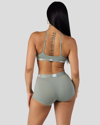 PSD Modal Solids - Sage - Scoop Bralette - Modal