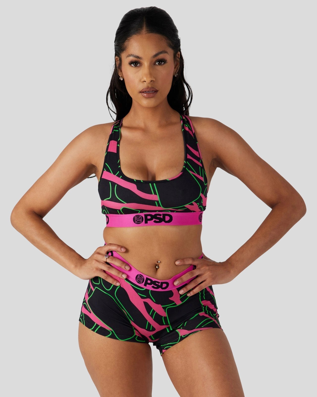 PSD Modal - Neon Giraffe - Sports Bra - Modal