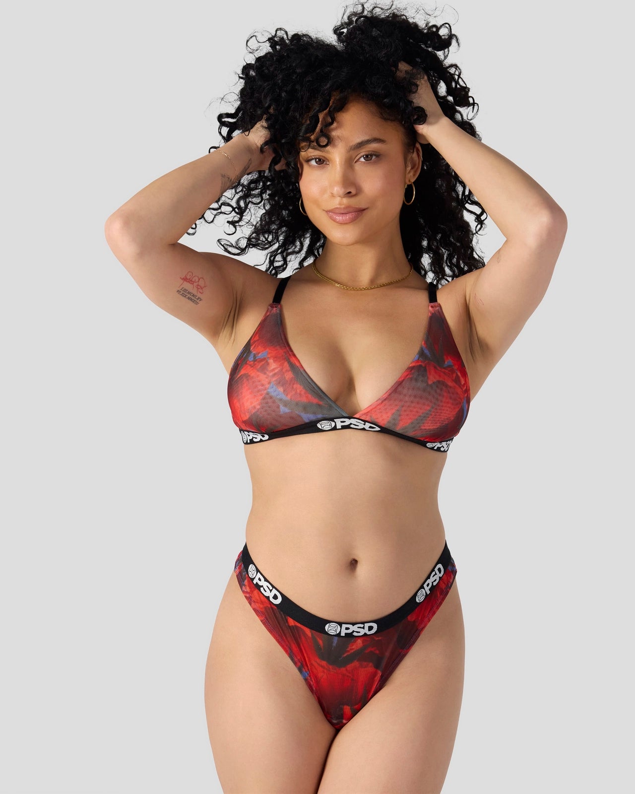 PSD Izabela Guedes - Poppy High - Triangle Bralette - Mesh