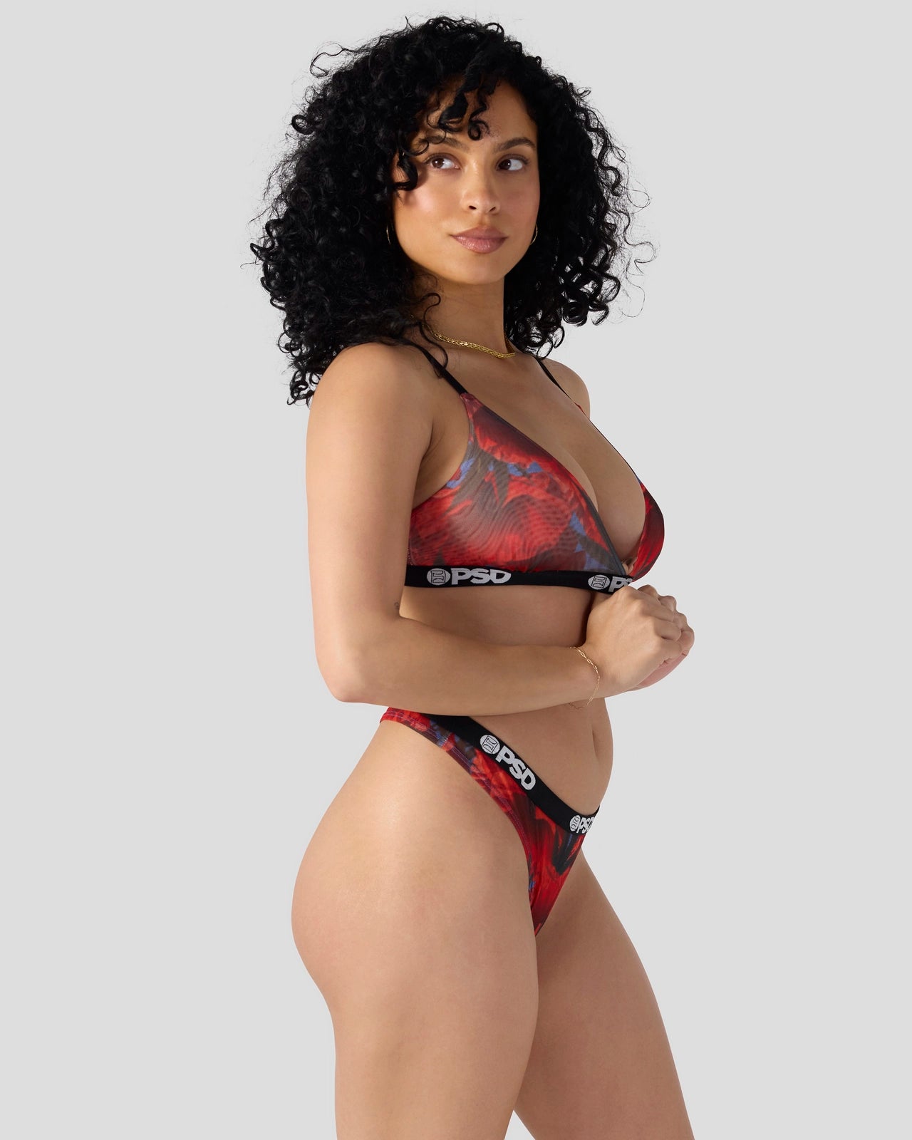 PSD Izabela Guedes - Poppy High - Triangle Bralette - Mesh