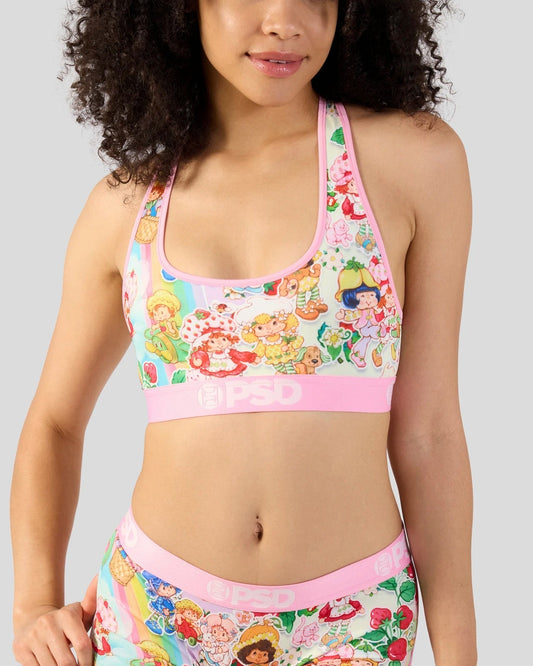 PSD Strawberry Shortcake - Vintage - Sports Bra