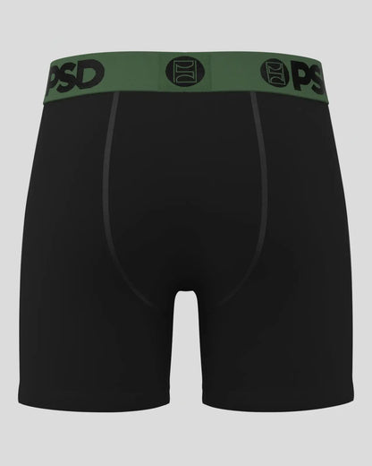 PSD Solids - Black Green - Mid Length - Cotton