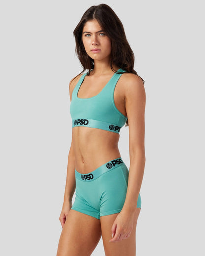 PSD Modal Solids - Sea - Sports Bra - Modal