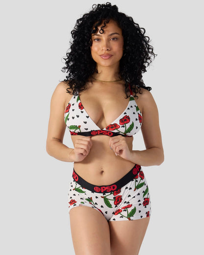PSD Modal - Cherry Skullz - Triangle Bralette - Modal