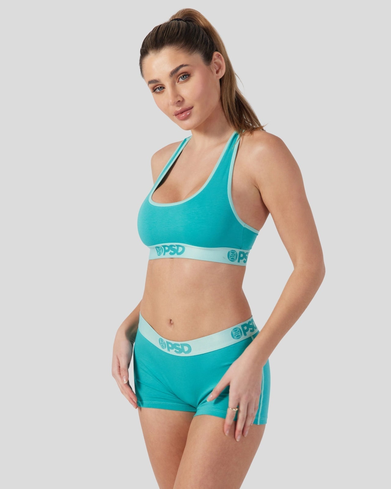 PSD Modal Solids - Jade - Sports Bra - Modal