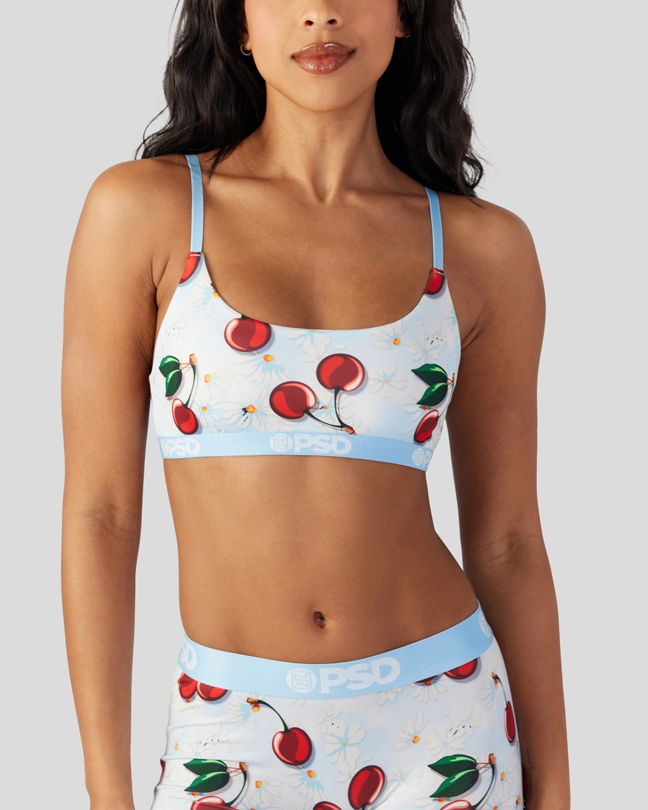 PSD Summer Cherry - Scoop Bralette