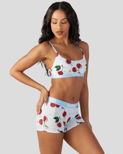 PSD Summer Cherry - Scoop Bralette