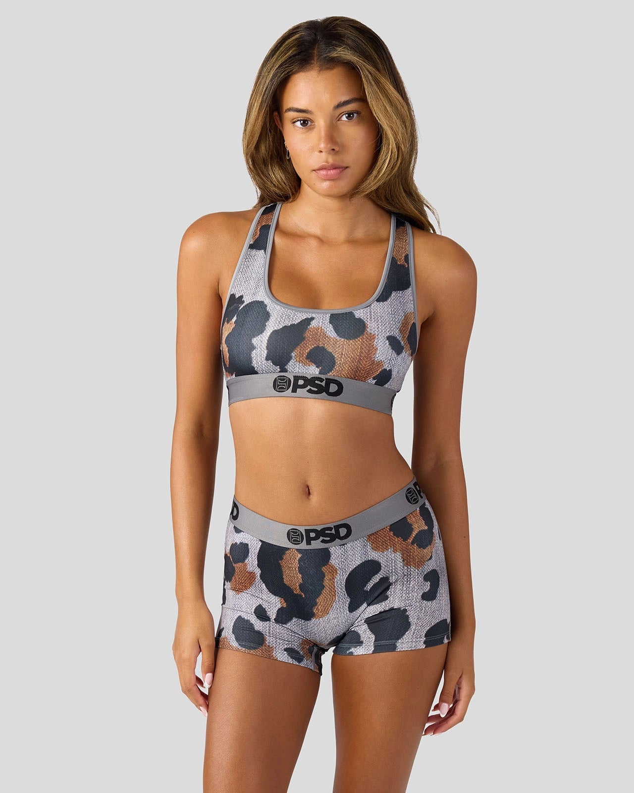 PSD Denim Cheetah - Sports Bra
