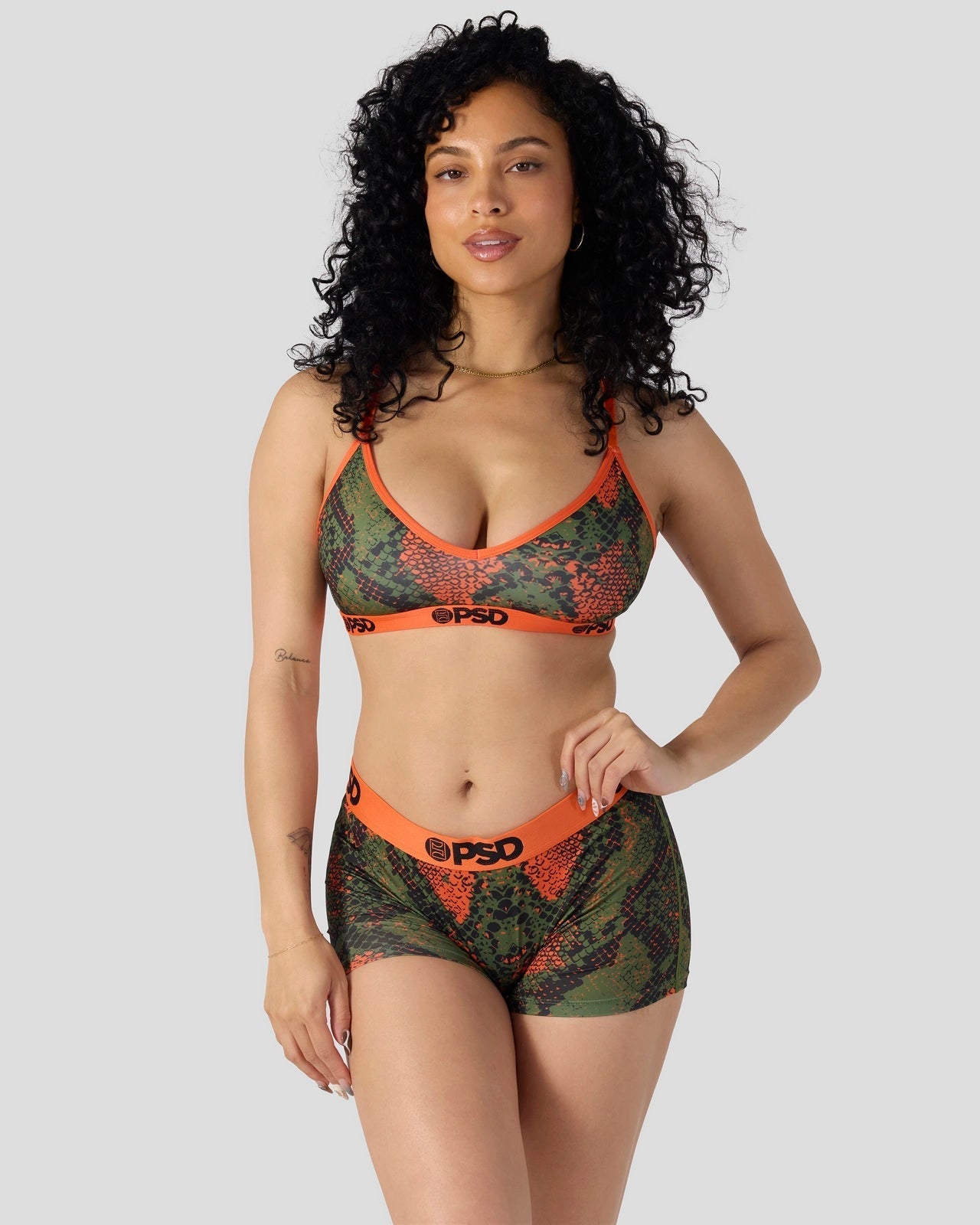 PSD Green Snake - V-Neck Bralette