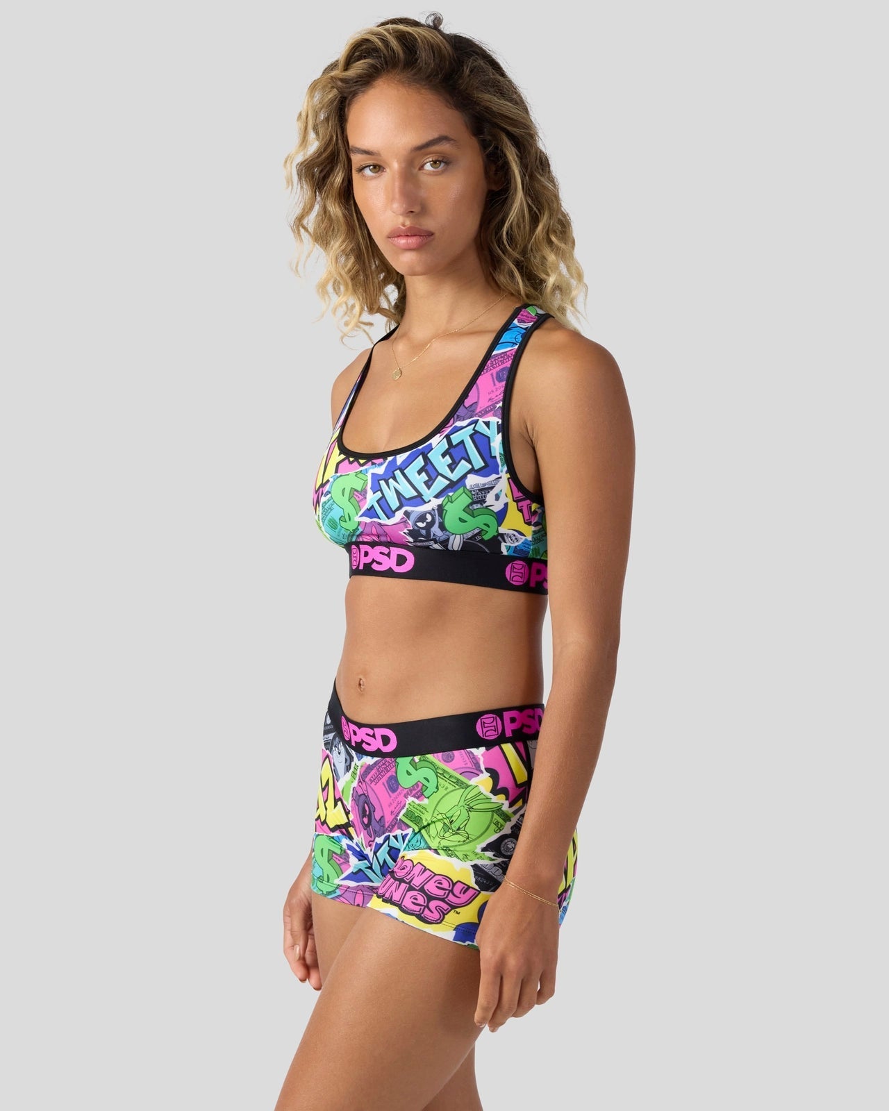 PSD Looney Tunes - Looney Money - Sports Bra