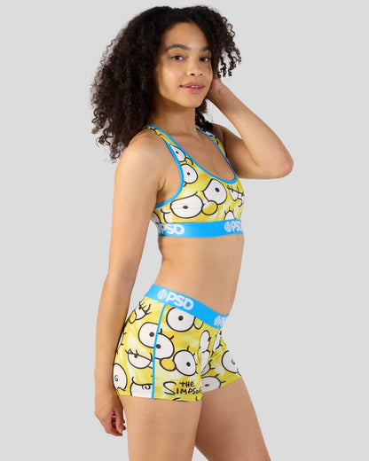 PSD Simpsons - Simpsons Eyes - Sports Bra
