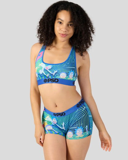 PSD Rick and Morty - Portal Haze - Sports Bra