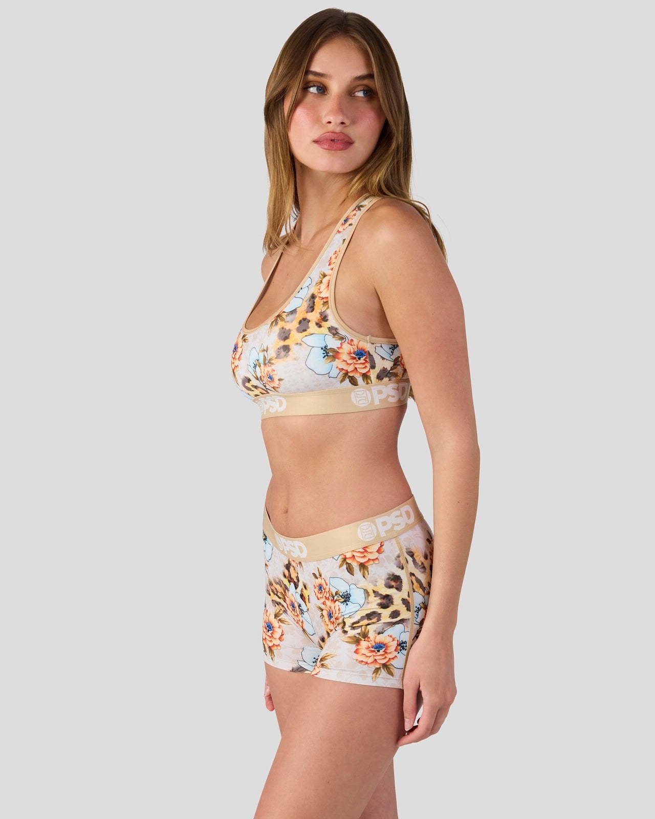 PSD Floral Roar - Sports Bra
