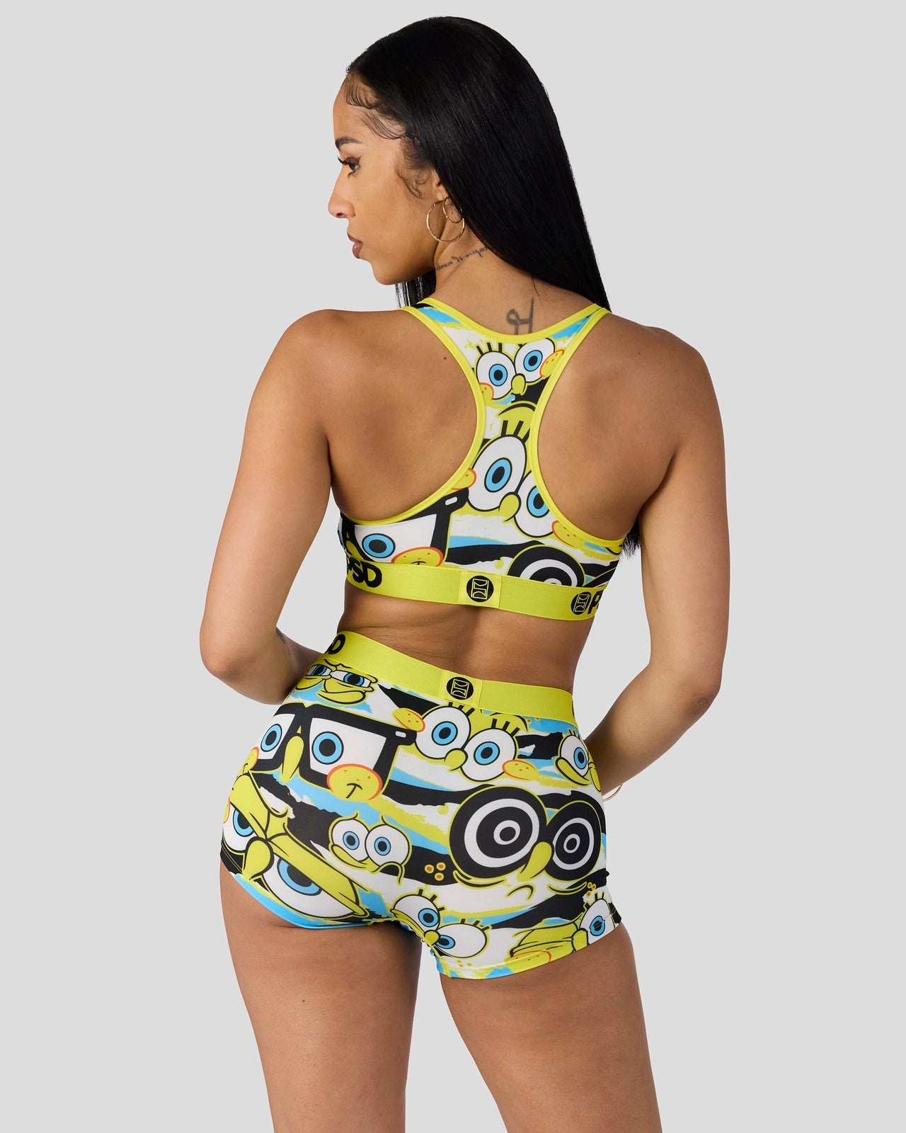PSD SpongeBob Square Pants - Hidden Eyes - Sports Bra
