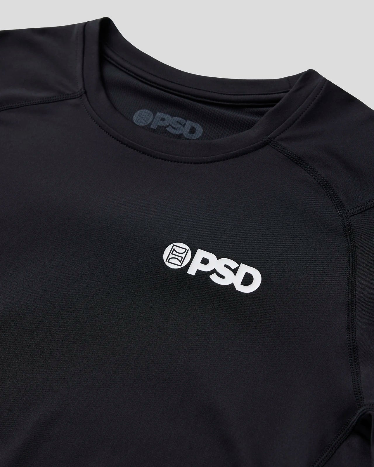 PSD Compression Tee Long Sleeve - Black - Compression Tee