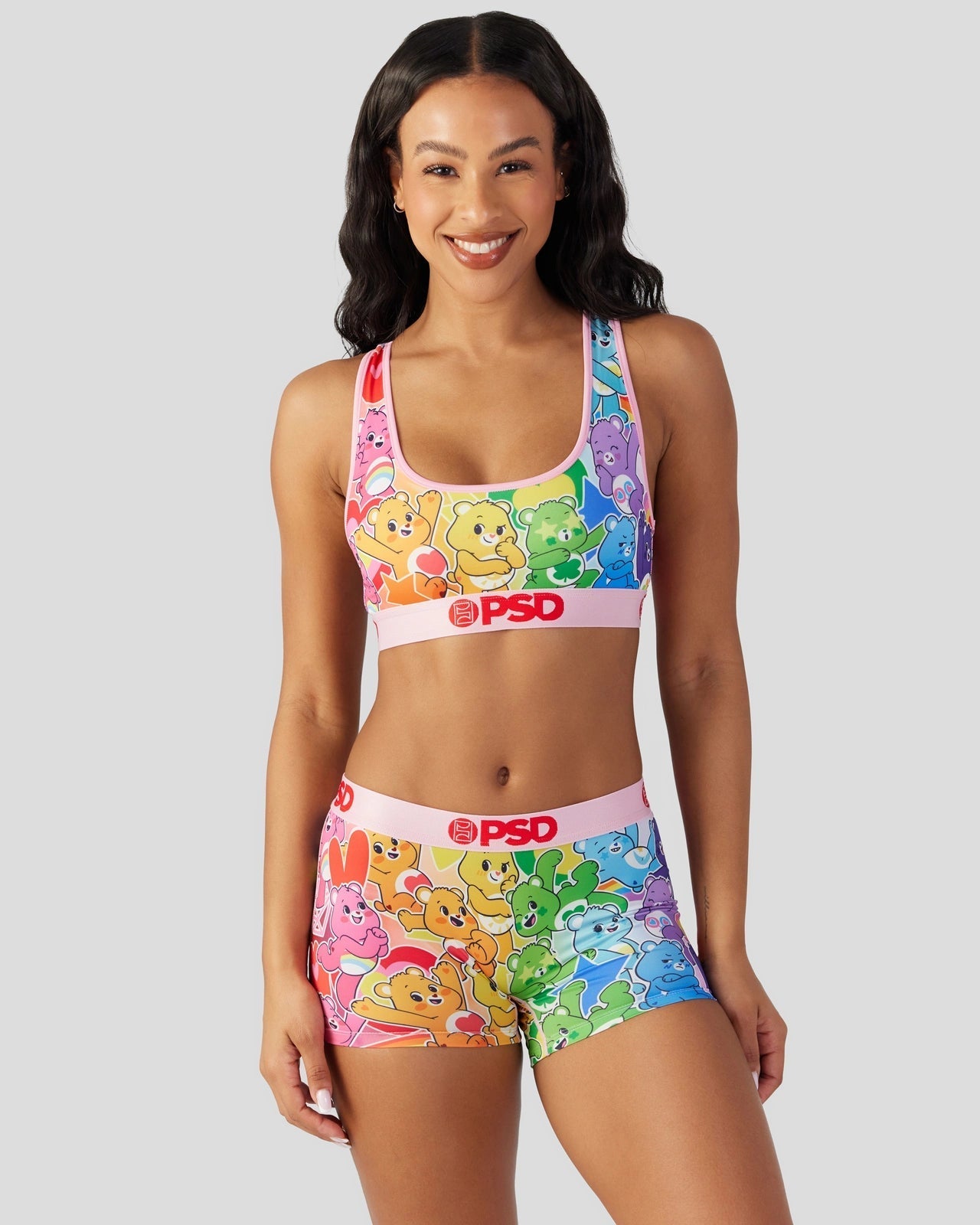 PSD Care Bears - Rainbow - Sports Bra
