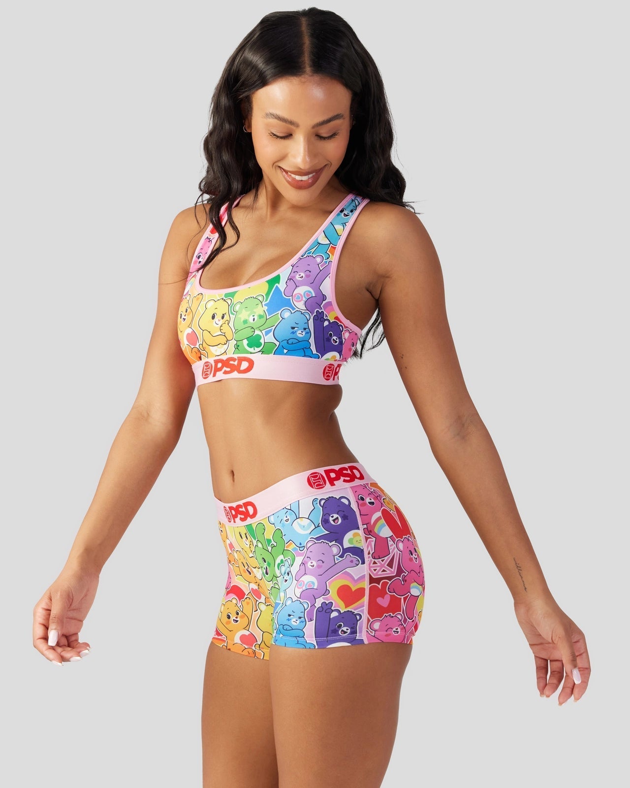 PSD Care Bears - Rainbow - Sports Bra