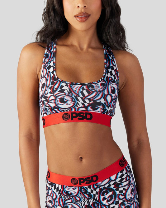 PSD The Powerpuff Girls - 3D Trip - Sports Bra