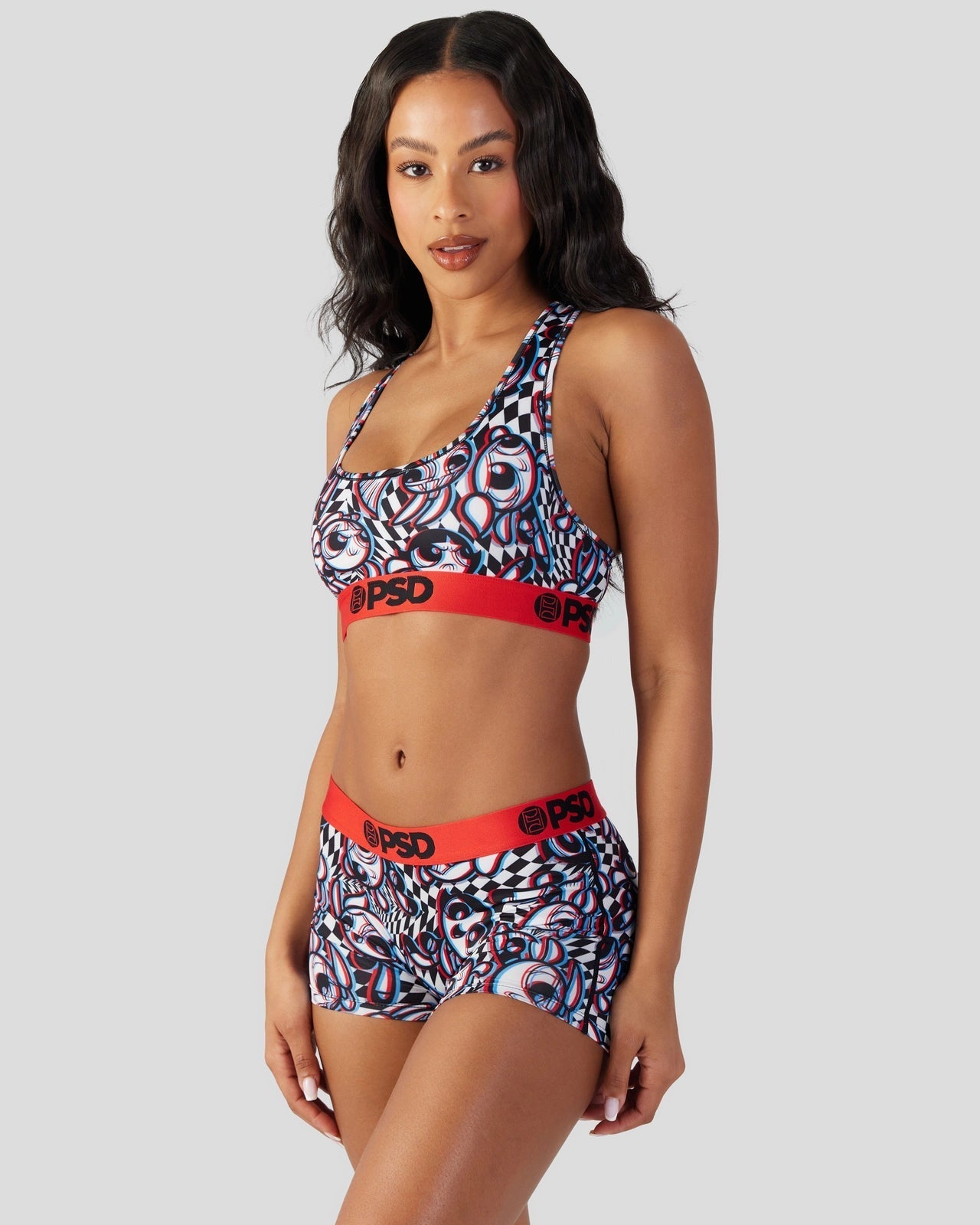 PSD The Powerpuff Girls - 3D Trip - Sports Bra