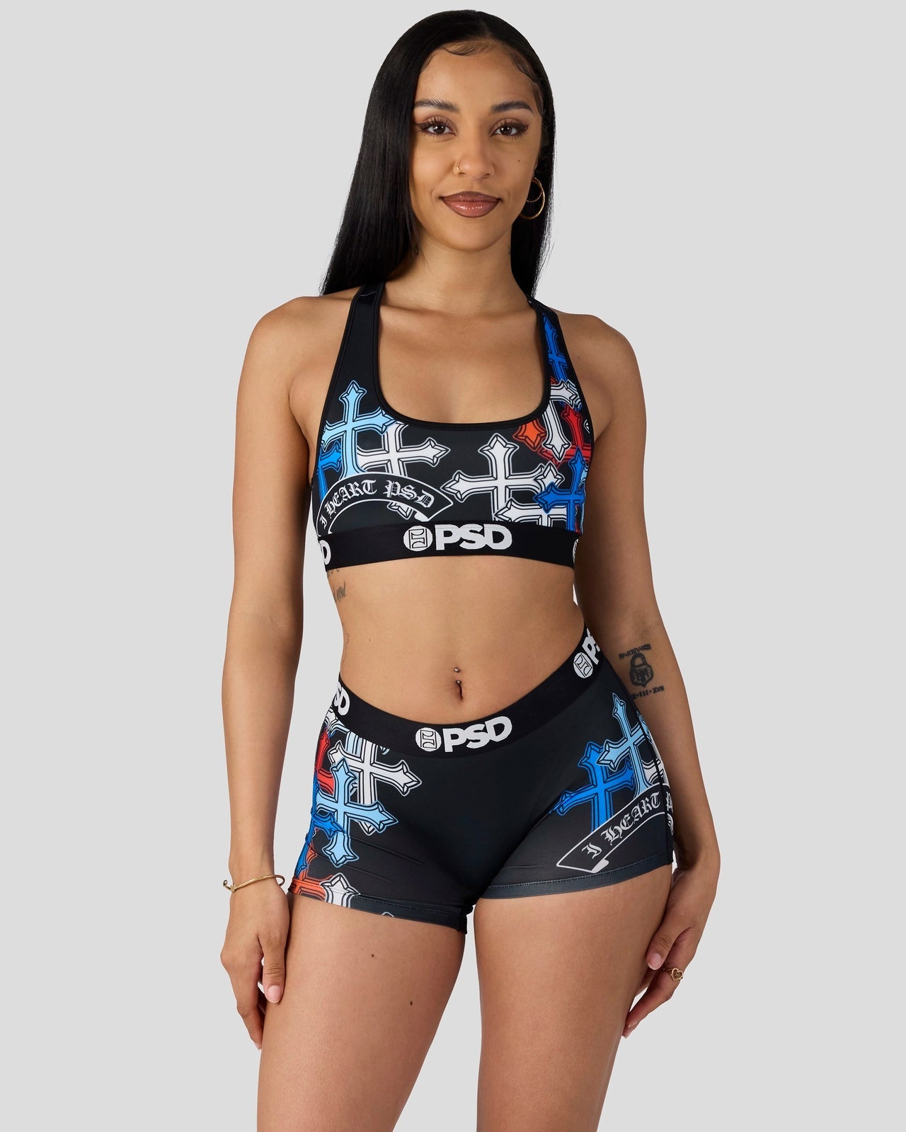 PSD Cool Hearts - Sports Bra