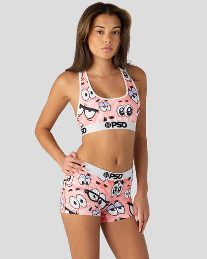 PSD SpongeBob SquarePants - Patrick Eyes - Sports Bra