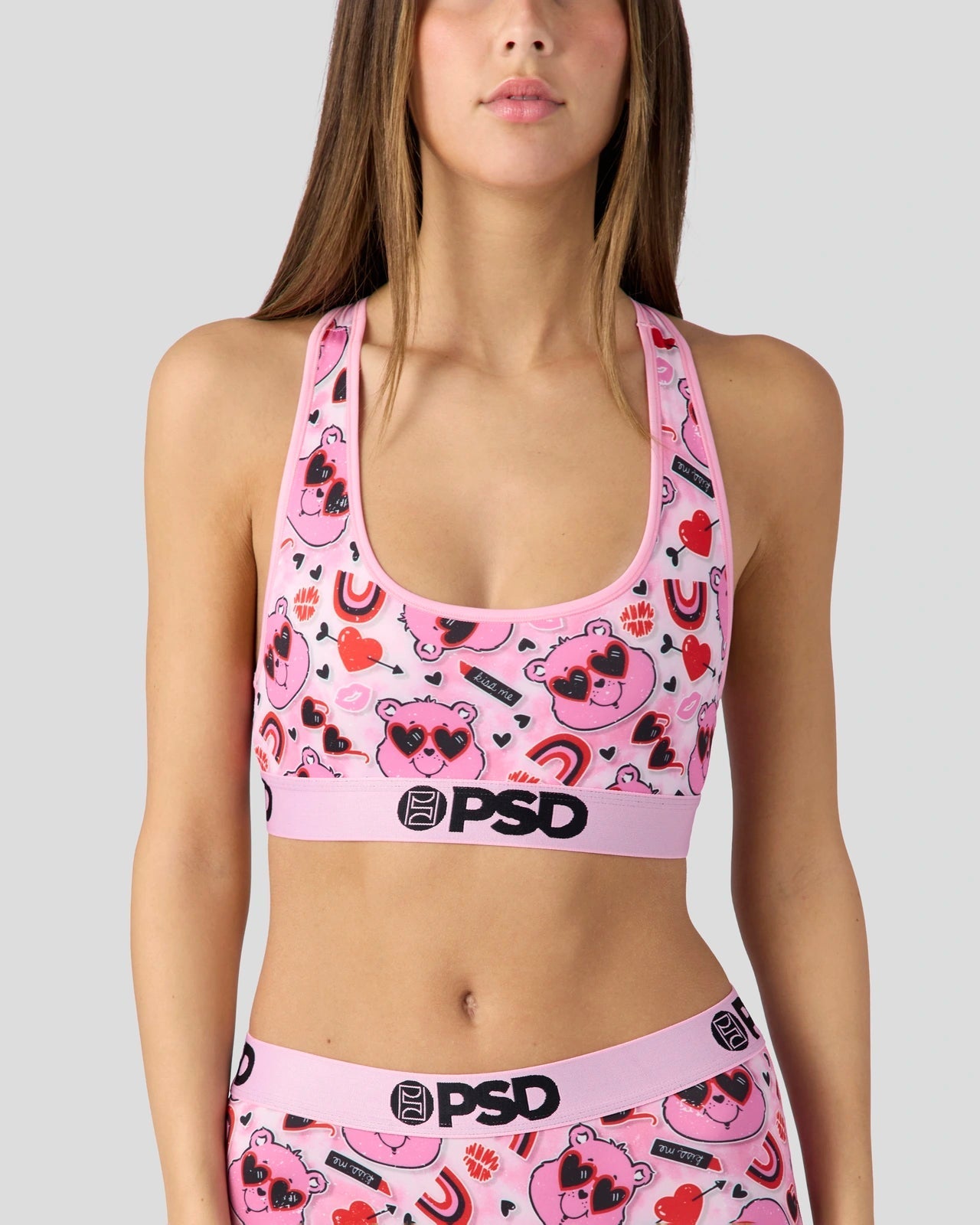 PSD Care Bears - Love Bear - Sports Bra